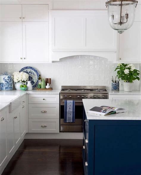 Inspiring Blue And White Kitchen Color Ideas 15 Kitchen Design