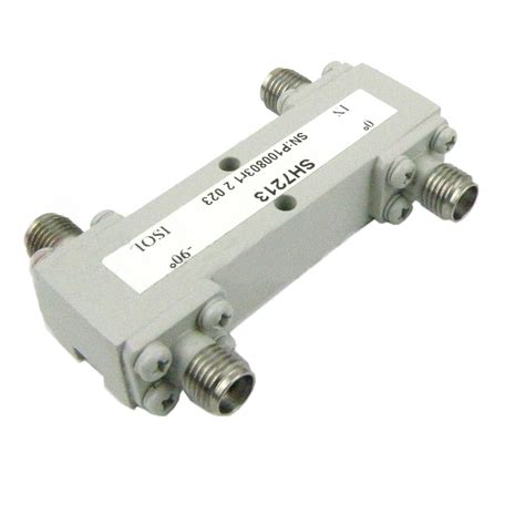 Sma 90 Degree Hybrid Coupler From 1 Ghz To 2 Ghz Rated To 50 Watts