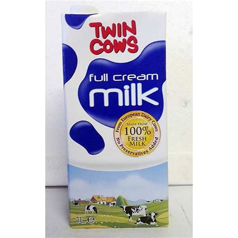 Twin Cows Full Cream Milk 1l Khampasert