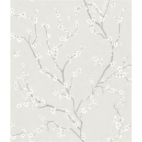 York Wallcoverings Pearl Cherry Blossom Peel And Stick Wallpaper