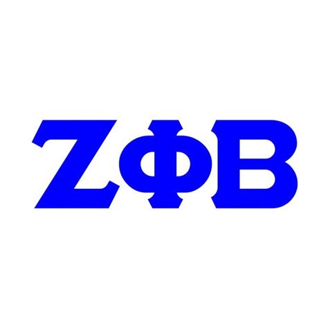 Zeta Phi Beta Big Greek Letter Window Sticker Decal Sale 895 Greek