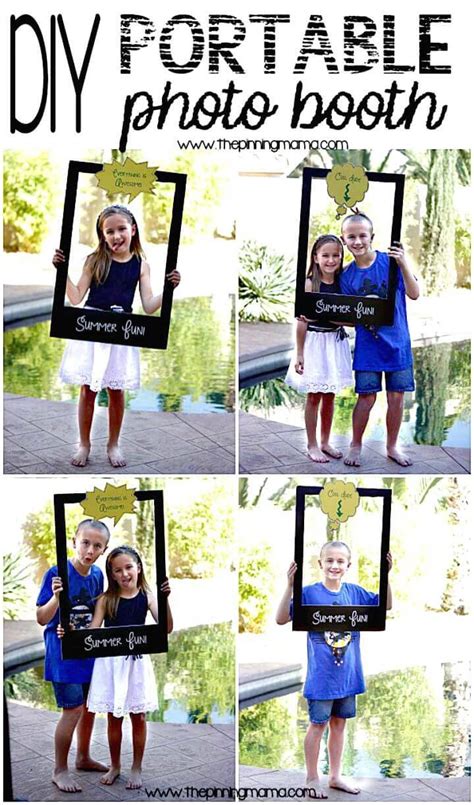 15 easy diy photo booth ideas for your next party tutorials diy crafts