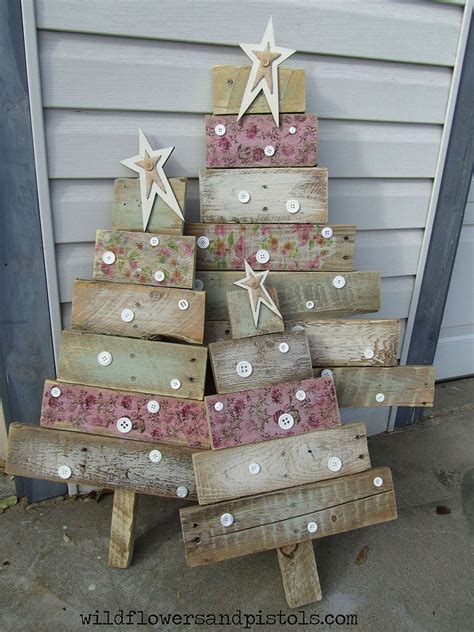 Pallet Wood Christmas Tree Diy Popsugar Home