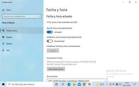 Cambiar La Fecha Y Hora En Windows 10 Hablemos De Informática
