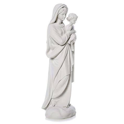 His paintings of baby jesus and the virgin mary do not simply show any mother or any child. he both depicted the naturalness of their relationship and touched upon the religious meaning of their identities. Virgin Mary and baby Jesus statue in reconstituted Marble ...