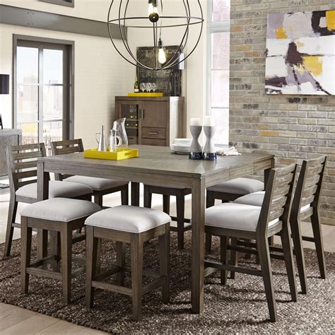 Sale 9 Piece Counter Height Dining Set In Stock