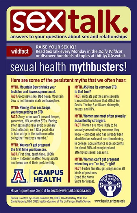 Ua Campus Health Service Health Media Online Sexual Health