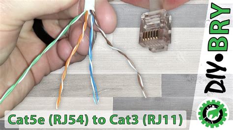 Cat5e To Cat3rj11 Convert An Exiting Cat5e Cable Into A Phone Line