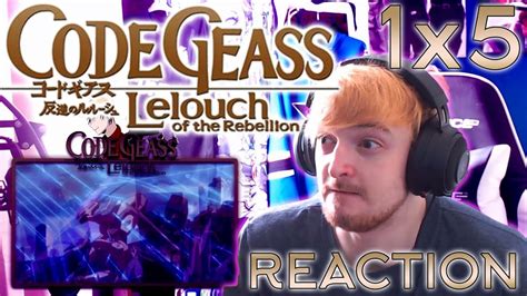 Thanks to that and to the fleija, he has a power that cannot be challenged. Code Geass Season 1 - Episode 5 REACTION (Link in Desc ...