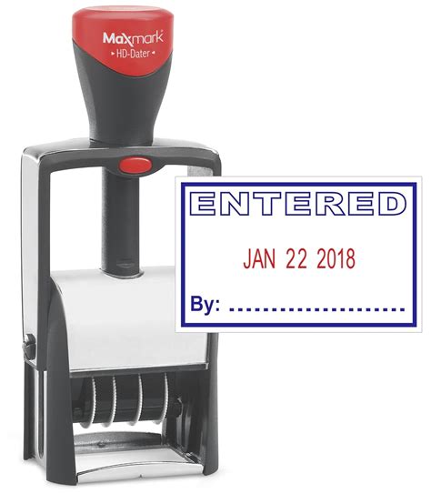 Heavy Duty Date Stamp Withentered Self Inking Stamp 2