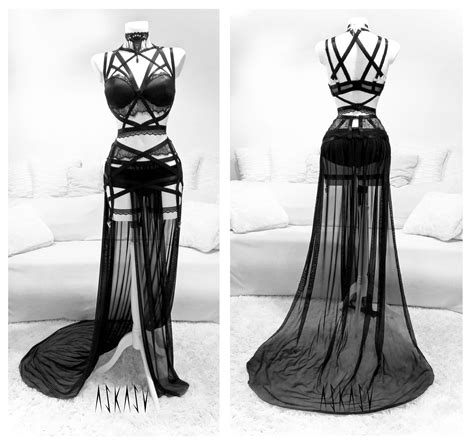 Lace Strips Lingerie Fashion Mode Dark Fashion Gothic Fashion