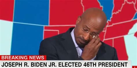 Moments After Joe Biden Won Cnns Van Jones Broke Down In Tears Of