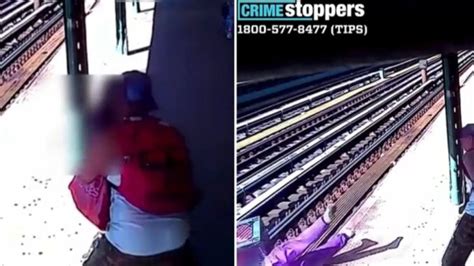Disturbing Video Shows Unidentified Man Throwing Year Old Woman Onto Subway Tracks Rfm