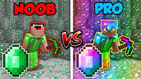 Minecraft Noob Vs Pro Emerald Battle In Minecraft Doovi