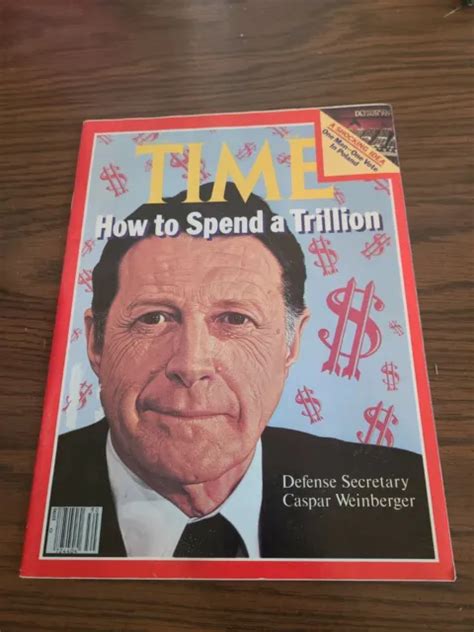 Time Magazine July 27 1981 Casper Weinberger Defense Spending Math