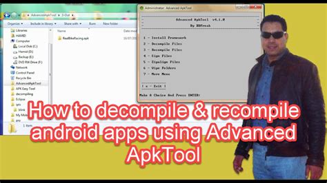 How To Decompile Android Apps Using Advanced Apktool Newhd Youtube