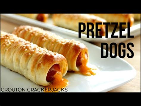 Featured in 6 scrumptious hot dog recipes. Pretzel Dogs!! Homemade Soft Pretzel Dog Recipe - YouTube