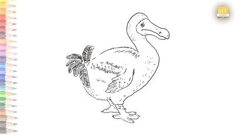 Dodo Bird Drawing Easy How To Draw Dodo Step By Step Draw A Dodo