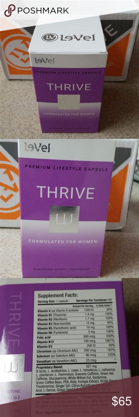 Thrive Capsules For Women Brand New Box Women Brands Capsule Thrive