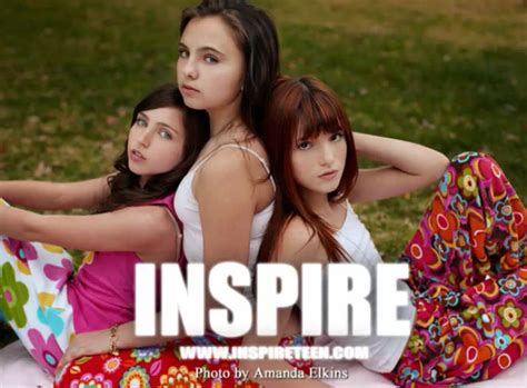Bella Thorne Inspire Magazine With Ryan Newman And Adair Tishlervid Cap