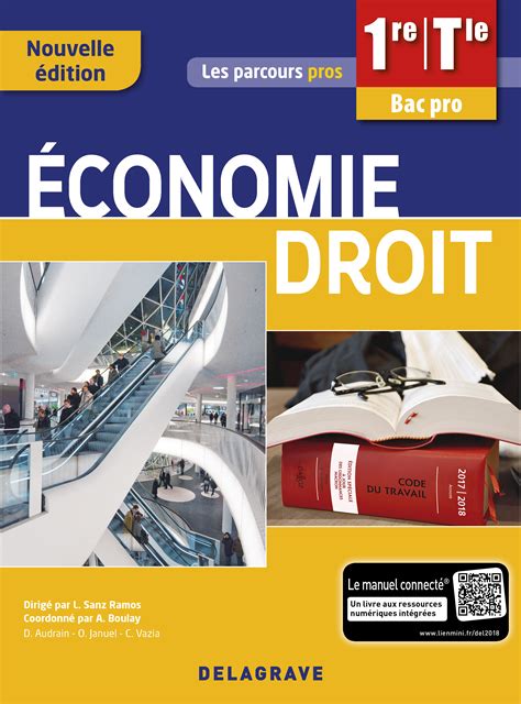 Economie Droit 1re, Tle Bac Pro (2018) - Pochette élève | Éditions