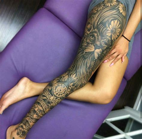 Joseph Haefs Leg Tattoo Leg Tattoos Women Leg Sleeve Tattoo Tattoos