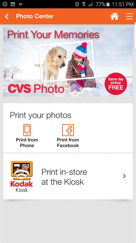 How to Print Photos for Same Day Pickup Using the CVS Pharmacy App