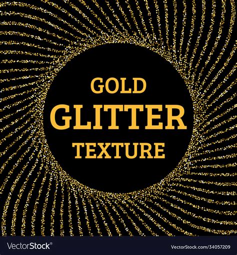 Abstract Gold Glitter Splatter Background Vector Image