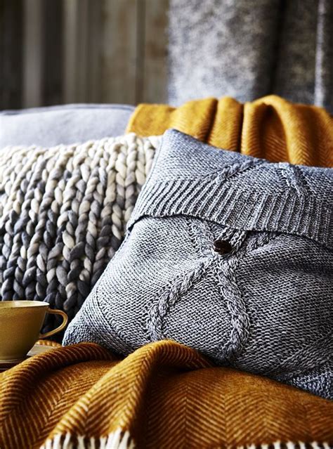 Turn An Old Jumper Into A Cushion Cover Sweater Pillow Old Sweater