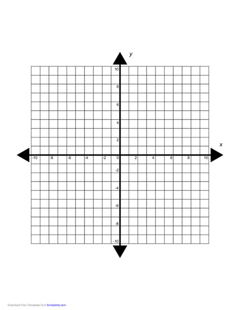 Four Quadrant Graph Paper Printable