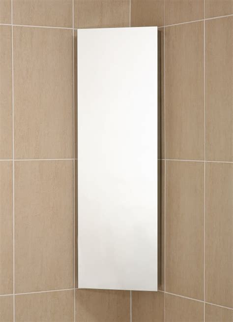 Ebay Deluxe Stainless Steel Mirrored Corner Bathroom Cabinet With Deep