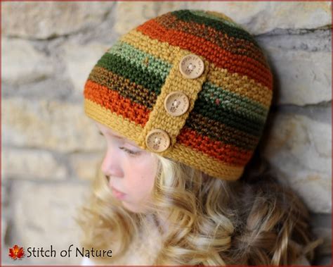 Crochet Pattern The Autumn Forest Beanie Hat Toddler To Etsy