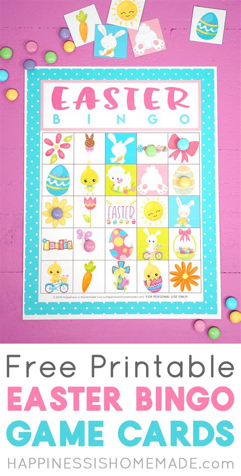 Favorite add to valentine's day bingo version 2 onecreativemommyshop. FREE Printable Easter Bingo Game Cards - Happiness is Homemade