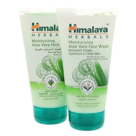 Himalaya Moisturizing Face Wash Aloe Vera And Cucumber 2 X 150ml Online