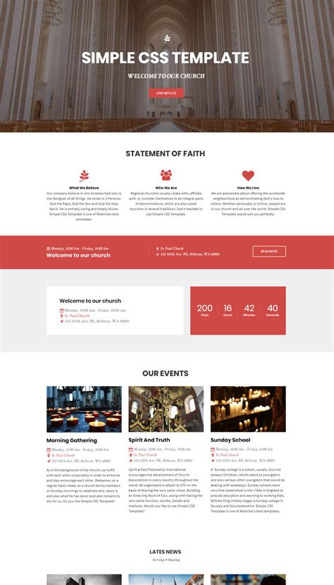 Simple Website Design Using Html And Css