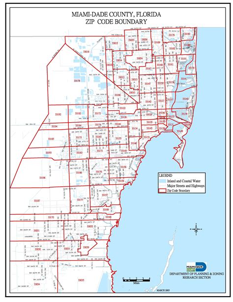 Miami Area Zip Codes Map