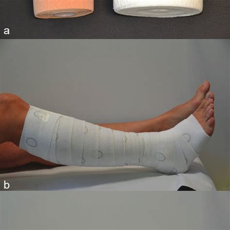 Compression Bandage With Underpadding And Two Shortstretch Bandages Download Scientific Diagram