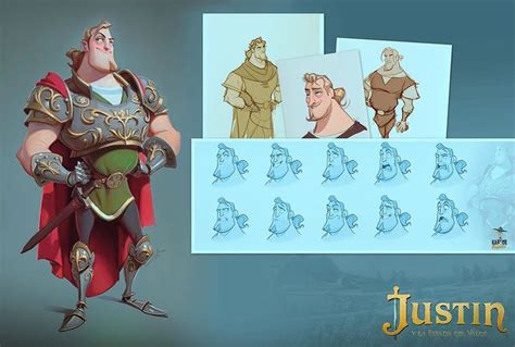 Art Of Justin And The Knights Of Valour Character Design Character