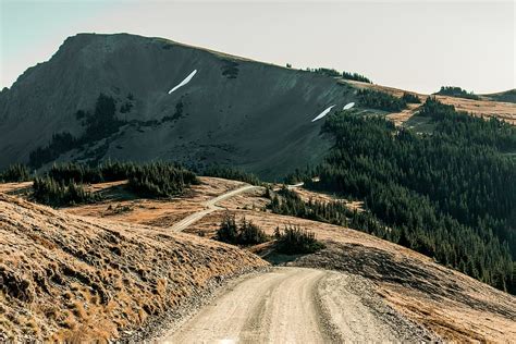 Hd Wallpaper Dirt Way On Top Of Mountain During Daytime Road Gravel