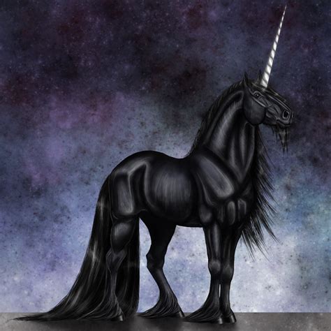The Resolve By Efirende Black Unicorn Pegasus Unicorn Black Unicorn