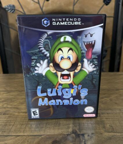 Luigis Mansion Nintendo Gamecube New Cover Art Clean Disc Tested Works Look Ebay