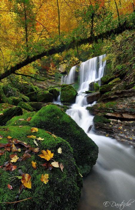 Autumn Waterfall Beautiful Waterfalls Beautiful Nature