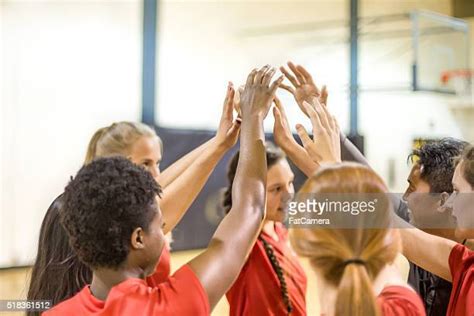 Volleyball Team Huddle Photos And Premium High Res Pictures Getty Images