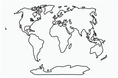 Dibujo A Mano Alzada Del Mapa Del Mundo 5430558 Vector En Vecteezy