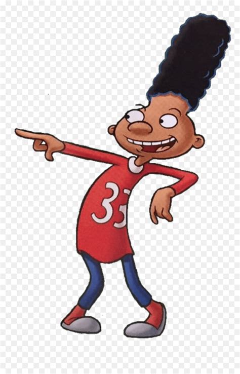 Gerald Hey Arnold Characters Afro Black Cartoon Characters Hd Png