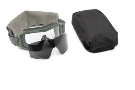 gi assorted ess profile nvg or lucust series goggles foliage black tan used 1 lens pna surplus