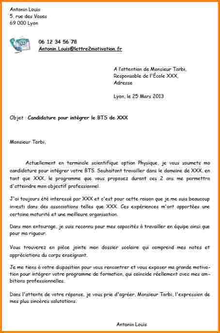 Il vous faudra donc créer un dossier et inclure une lettre de motivation bts pour pouvoir postuler. 57 Nouveau Exemple Lettre De Motivation Bts Nrc Stage ...