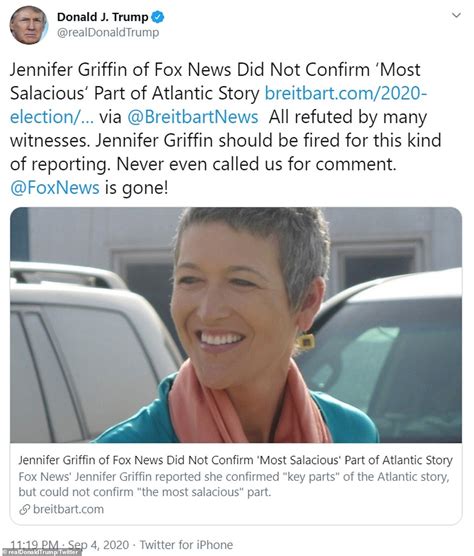 Donald Trump Demands Fox Reporter Jennifer Griffin Is Fired After She