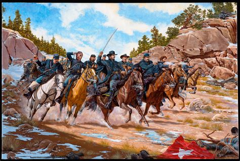 Painting Honors Overlooked Civil War Battle 140th Wing Display
