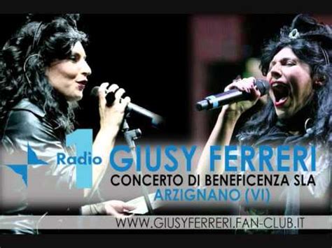 Giusy Ferreri Al Concerto Di Beneficenza SLA Rai Radio 1 YouTube